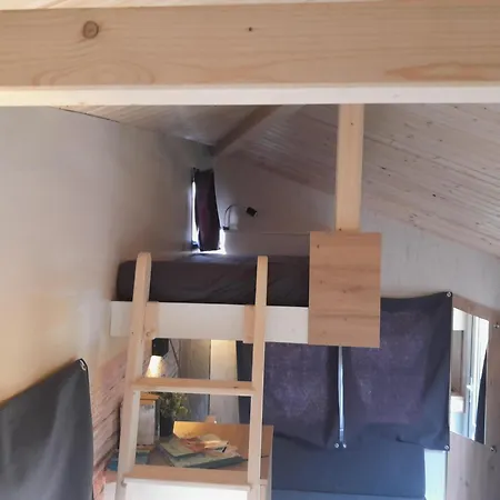 Tiny Haus Blanker Hans Auf Dem Campingplatz Strandgut Cuxhaven Esterno foto