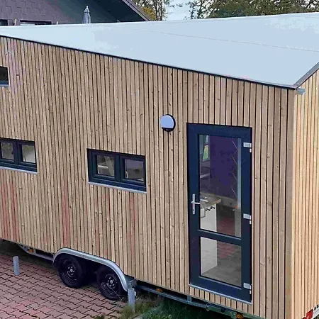 Tiny Haus Blanker Hans Auf Dem Campingplatz Strandgut Cuxhaven Esterno foto